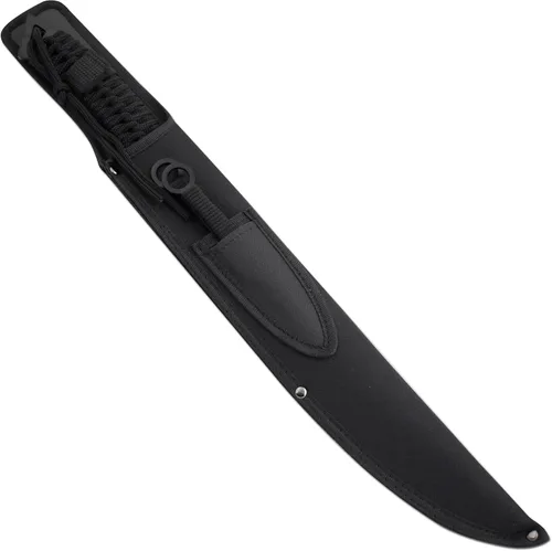 Vista 5 de Snake Eye Tactical Espada Ninja de fantasía verde y negra viene con funda de nailon