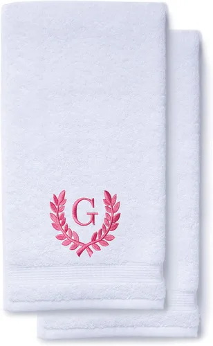 Vista 163 de Toallas de mano decorativas y con monograma para baño, cocina, maquillaje Regalo personalizado para boda-nupcial Toalla turca de lujo
