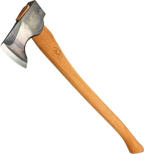 Vista 7 de COUNCIL TOOL Funda de Cuero - Cubierta de Punta de Hacha para Paquete de Manualidades de Madera con Anillas en D para Correa de Hombro, Fabricada
