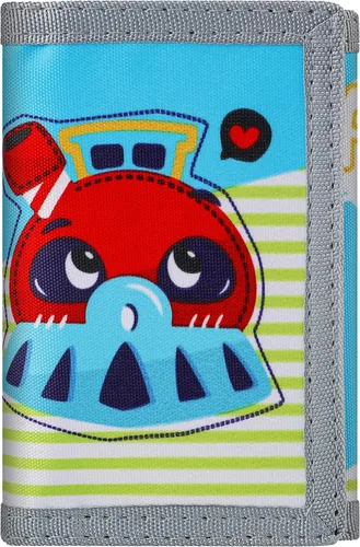 Vista 21 de Cartera RFID de camuflaje, billetera de nailon triple para hombres, mini monedero triple con cremallera para niños, Compacto 025-DV DS