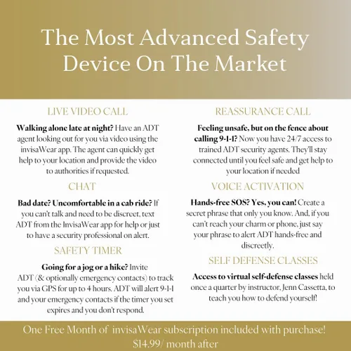 Vista 2 de invisawear Smart Jewelry - Personal Safety Device - Keychain