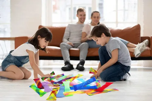 Vista 4 de Juguete Fidget (5 colores) para aliviar el estrés, mejorar el enfoque, alivia el estrés y aumenta la concentración para adultos y niños, ha ayudado