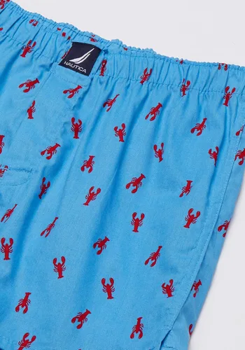 Vista 3 de Nautica Paquete de 3 boxeadores tejidos de algodón para hombre