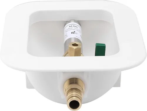 Vista 5 de Caja de salida para máquina de hielo con conexión PEX de pararrayos de martillo de agua, con válvula de cierre