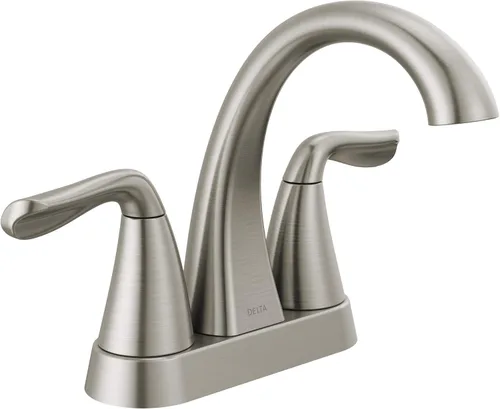 Vista 14 de Delta Arvo - Grifo central de baño extraíble, grifo dorado para lavabo de baño, grifo de baño con rociador extraíble, grifo de baño de 3 agujeros