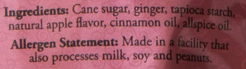 Vista 4 de The Ginger People GIN GINS - Caramelos masticables de jengibre y manzana, ayuda con las náuseas y con la digestión, envueltos individualmente, sabor
