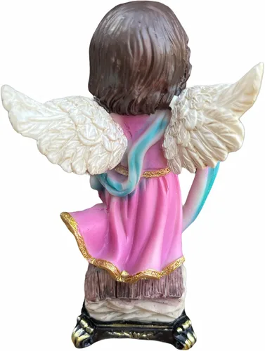 Vista 2 de STATUES Figura de cara de bebé de ángel de la guarda de 5 pulgadas Imagen Estatua Angel de la Guarda