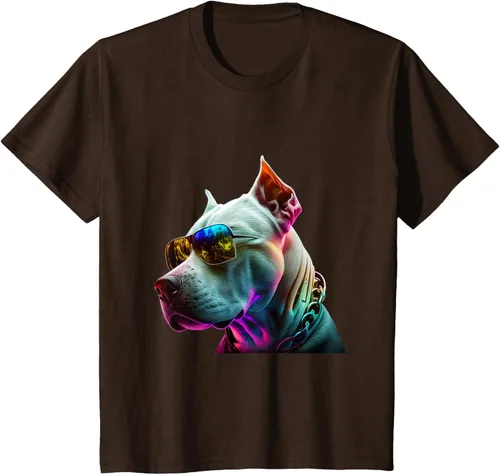 Vista 53 de Dogo Argentino Dogs Dogo Argentinos Camiseta, Negro