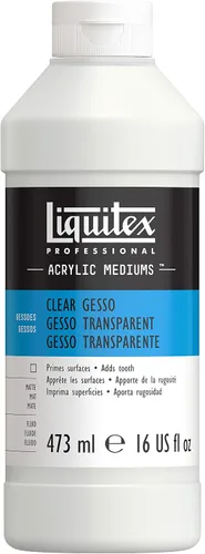 Vista 9 de Liquitex Basics Tubo mediano de Gesso para aplicación en superficies, 8.5 onzas Negro