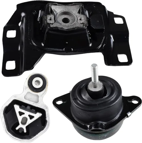 Vista 9 de Juego de 3 piezas de montaje de motor y montaje de transmisión compatible con Ford Focus 2005-2007 2.0L, Focus 2003-2007 2.3L, Transit Connect