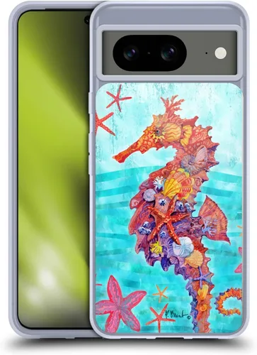 Vista 10 de Head Case Designs Officially Licensed Paul Brent Agate Mermaid Coastal Gel Case [Military Grade Protection] Compatible with Google Pixel 8 and