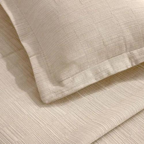 Vista 6 de Superior Juego de colcha y funda de algodón de 3 piezas, decoración de cama para el hogar, colcha decorativa, 2 fundas de almohada, peso medio