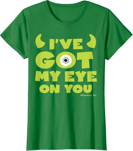 Vista 33 de Disney Pixar Monsters Inc Mike Wazowski Eye On You - Camiseta, Negro, S