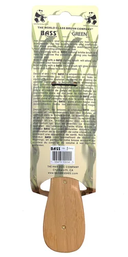 Vista 7 de Bass Brushes Cepillo de pelo 100% de cerdas de jabalí clásico para hombre, estilo club, con mango de bambú 100% puro, brillo, condiciones