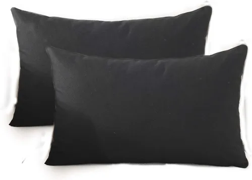 Vista 30 de TAOSON - Funda de cojín cuadrada de lona de algodón 100% sólida, decorativa, para sofá, cama, silla, decoración del hogar, solo funda, sin relleno