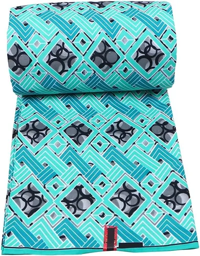 Vista 15 de HollandaisWax Tela africana 6 yarda impresa tela africana Ankara tela de cera para vestido de fiesta 6681NEWa