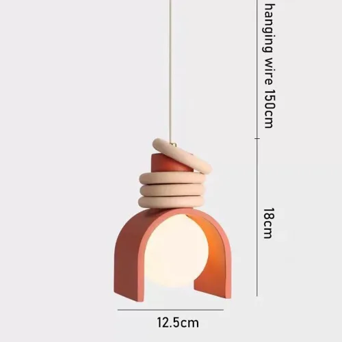 Vista 7 de Lámpara colgante de cristal japonesa Wabi Sabi para sala de estar, lámpara colgante de alambre, moderna, nórdica, blanca, para isla de cocina