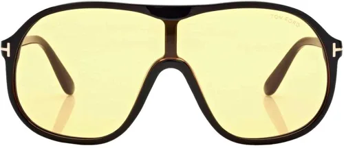 Vista 2 de Tom Ford DREW FT 0964 - Lentes de sol unisex color negromarrón amarillo 00135