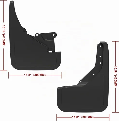Vista 7 de Protectores contra salpicaduras para Ford Bronco 2021-2024, protectores de barro para neumáticos delanteros y traseros, guardabarros para Ford