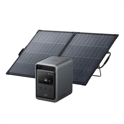 Vista 11 de Anker SOLIX S2000 Estación de energía portátil con panel solar de 400 W