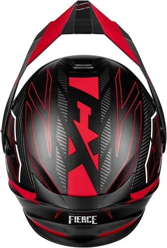 Vista 10 de Castle X CX950 V2 Fierce - Casco modular eléctrico para moto de nieve
