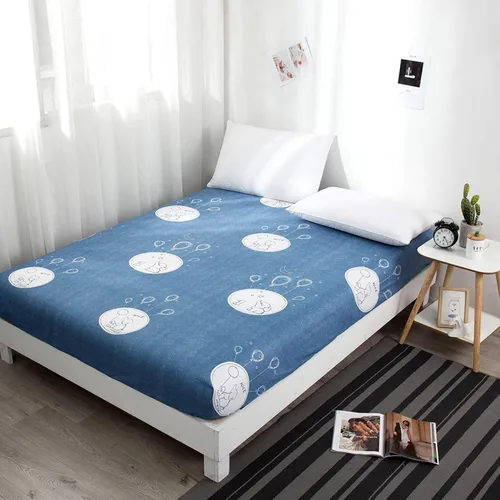 Vista 11 de FCLDESHOP Sábanas inferiores, sábanas de bolsillo profundo impresas para habitación de niños, protector de colchón de animales para cama individual