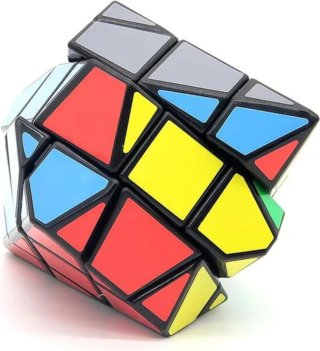 Vista 8 de UMESCENE - Cubo hexagonal de dipirámide de 3 x 3 velocidades, cubo mágico de 3 x 3, rompecabezas de doble cono