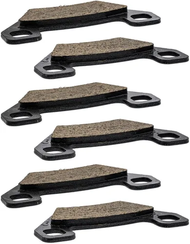 Vista 7 de NICHE Juego de pastillas de freno delanteras y traseras de acero aleado para Arctic Cat 1436-420 1436-811 Polaris 2204137 Orgánico