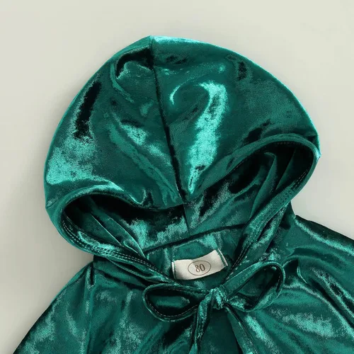 Vista 5 de Disfraz de Halloween y Navidad, con cordones y capucha, capa de terciopelo con capucha, capa para cosplay, ropa de vestir