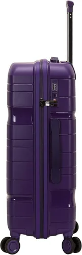 Vista 4 de Rockland Juego de equipaje Linear de 3 piezas Hardside Spinner Wheel, PúrpuraOmbre Force.), F243-PURPLE