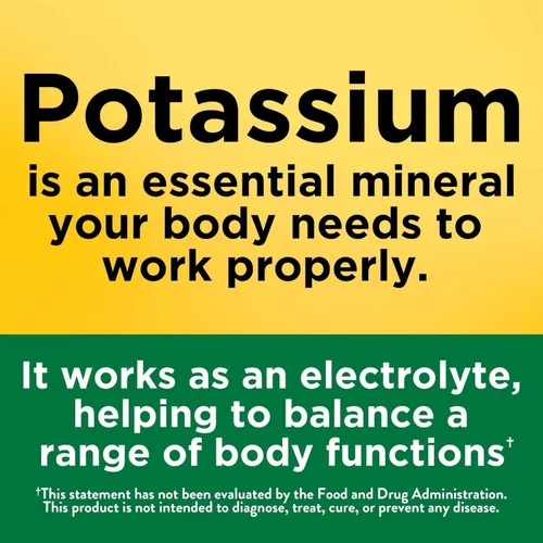 Vista 2 de Gluconato de potasio Nature Made, 550 mg