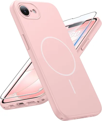Vista 76 de FNTCASE Funda para iPhone 17 Pro: Fundas delgadas translúcidas de color azul claro compatibles con MagSafe, protección completa de la cámara