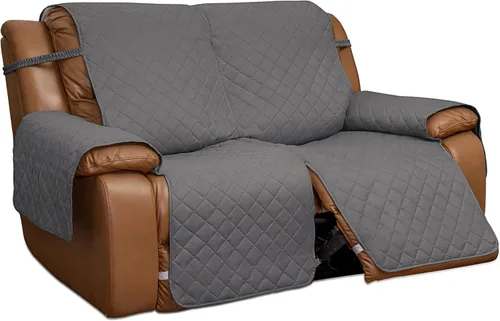 Vista 32 de Easy-Going Funda para Loveseat Reclinable de Gran Tamaño, Funda de Sofá Reversible para Reclinable Doble, Funda de Sofá Dividida para Cada Asiento