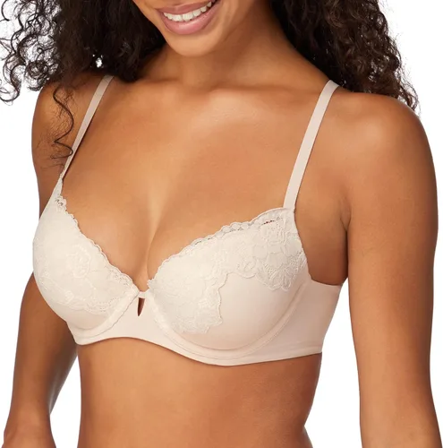 Vista 2 de Maidenform Brasier con aros Comfort Devotion Your Lift para mujer con ribete de encaje, correas convertibles