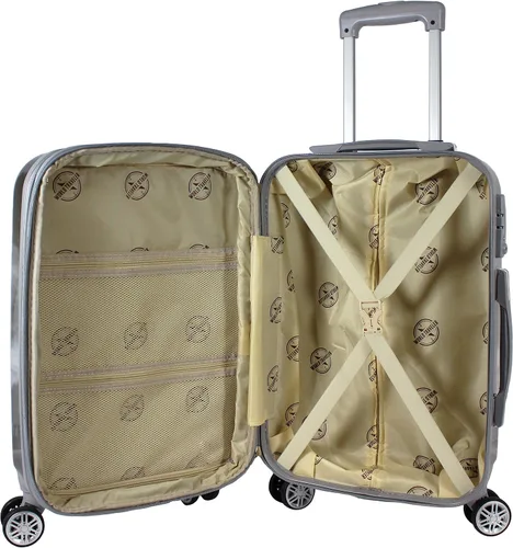 Vista 5 de World Traveler Destination Collection - Juego de equipaje de mano de 2 piezas, Paris, Destination Collection Juego de equipaje de mano de 2 piezas