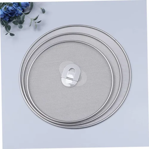 Vista 8 de Grease Splatter Screen Set, Stainless Steel 3 Pieces