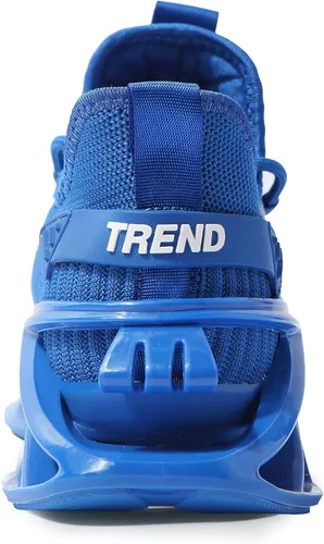 Vista 5 de Firholm Zapatos casuales de malla para hombre para caminar y correr zapatos deportivos sin cordones ligeros transpirables