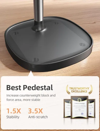 Vista 5 de LISEN - Soporte para teléfono celular, ajustable, accesorios para escritorio de oficina, para todos los teléfonos iPhone, iPhone 15, Switch, Kindle