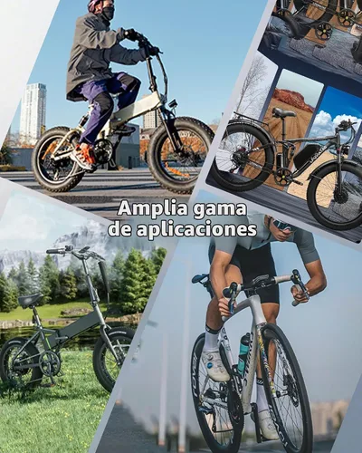 Vista 8 de Pantalla Ebike, protocolo UART No. 2, pantalla LCD colorida para bicicleta eléctrica 24V, 36V, 48V, 60V, con puerto de carga USB, pantalla de panel