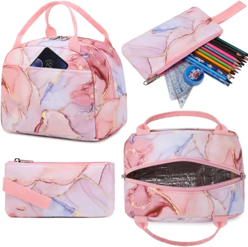 Vista 7 de Meisohua Mochila escolar para adolescentes, niñas, niños, mochila para escuela primaria, bolsa de libros para niños, mochila para el almuerzo