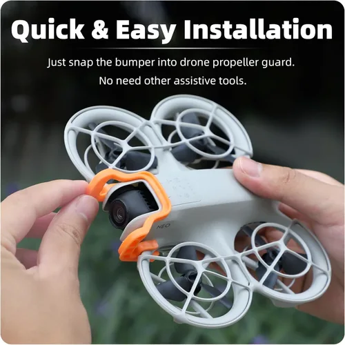 Vista 5 de Parachoques de cardán de liberación rápida para DJI NEO, protector de lente de cámara de protección completa anticolisión compatible con accesorios