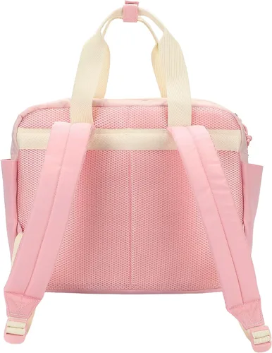 Vista 5 de Super Mario Bros - Mini mochila para adultos, iconos en relieve rosa