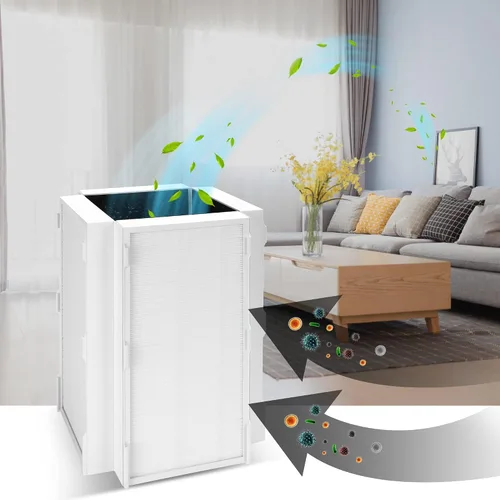 Vista 5 de Paquete de 1 filtro de repuesto CAP-1000FPK compatible con purificador de aire Cuisinart CAP-1000FPK, filtración 3 en 1
