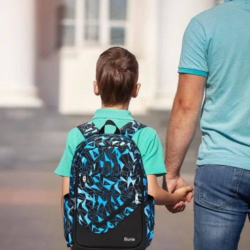 Vista 7 de bunie Mochila escolar para niños, mochila grande para niños, mochilas para escuela primaria, secundaria, mochila fresca para niños de 7, 8, 9, 10