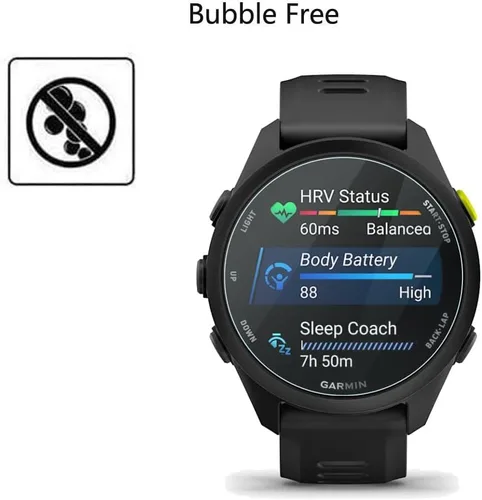 Vista 7 de Protector de pantalla para Garmin Forerunner 70, Forerunner 170, Forerunner 170 Music Watch, 5 unidades, película de vidrio templado HD [dureza 9H]