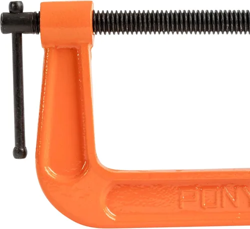 Vista 4 de Pony Jorgensen 2650 Abrazadera C de 5 pulgadas, naranja