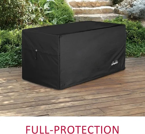 Vista 6 de Cubierta para Caja de Cubierta - Poliéster Oxford 600D Extra Resistente, Cubierta para Caja de Cubierta 100% Impermeable 52" L x 26.7" A x 26.7" Al