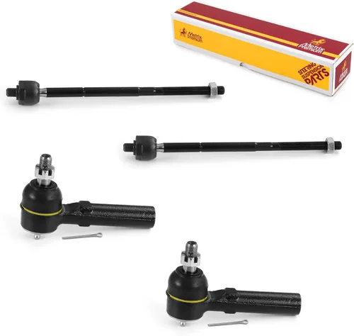 Vista 81 de Metrix Premium Chassis Parts - Kit de 4 piezas de extremos de barra de acoplamiento frontal exterior e interior compatible con Nissan Pathfinder