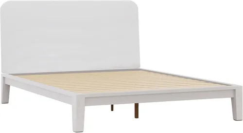 Vista 11 de Marco de Cama de Plataforma de Bambú Nectar - Individual - Natural - Patas de Soporte Central Flotantes - 12” de Altura - Fácil Montaje sin