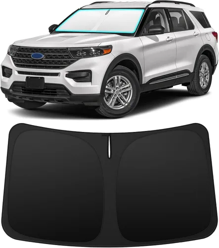Vista 149 de INSAUTO Accesorios para parasol de parabrisas de ajuste personalizado para Acura RDX 2019-2026, parasol plegable para ventana delantera, reflector